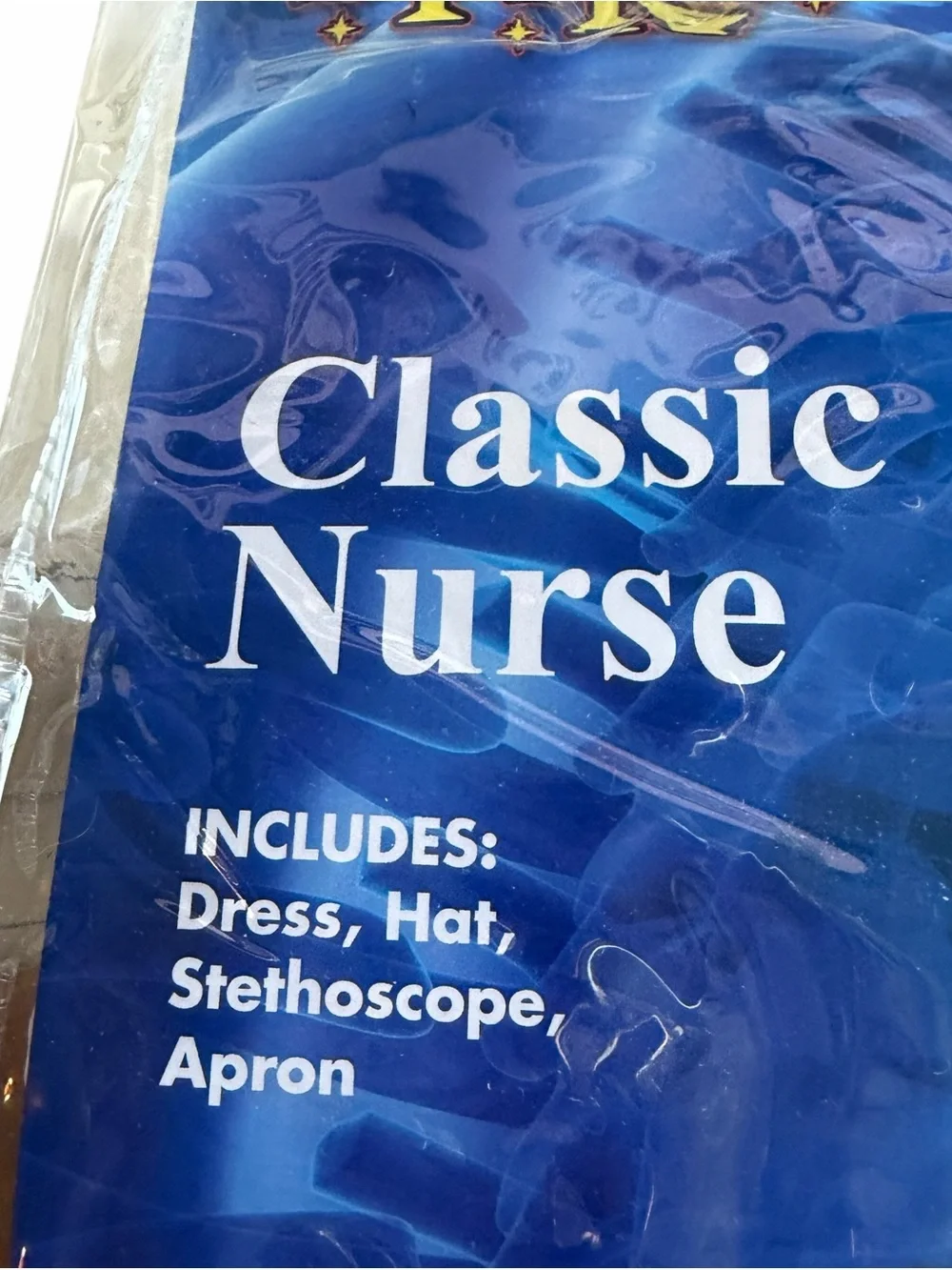 Spirit Halloween Classic Nurse Costume Adult XL 14-16 Dress Hat Stethoscope - Picture 3 of 4
